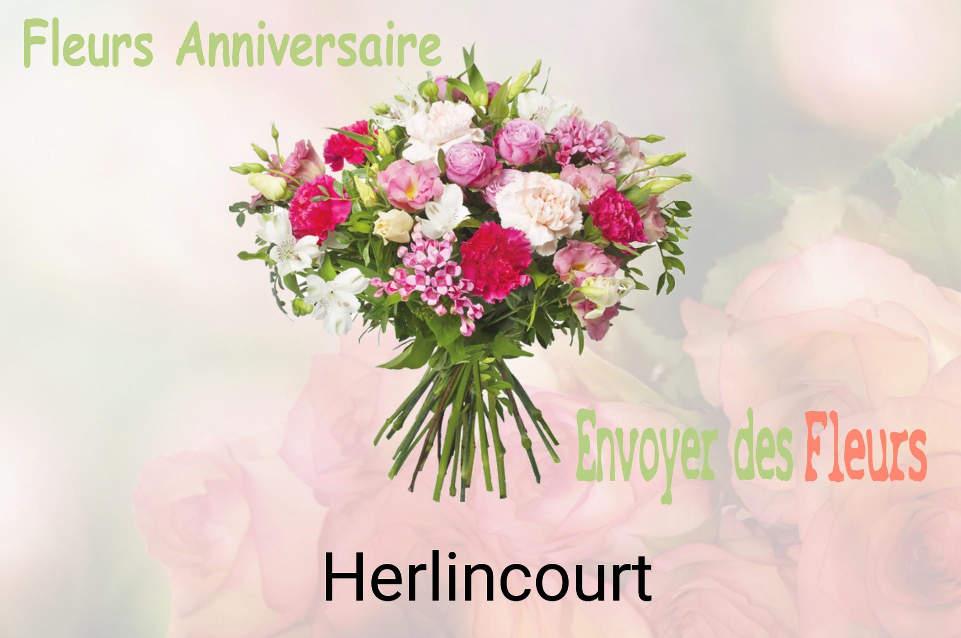 Bouquet de fleurs d’anniversaire livré à Herlincourt